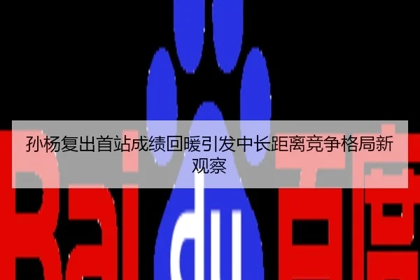 孙杨复出首站成绩回暖引发中长距离竞争格局新观察